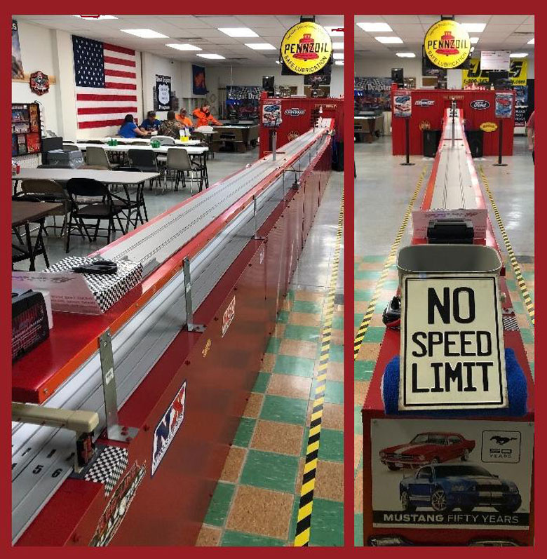 Hobby shop drag racing